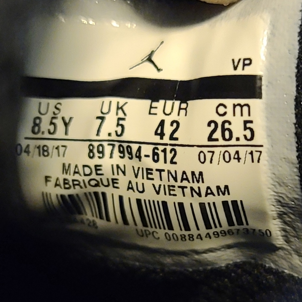 Air jordan trunner lx GG rose gold purple size 8.5 - Picture 7 of 7